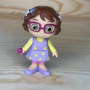 CoComelon Career Friend Mini Figure 3" Bella Pink Glasses Purple Dress Yellow